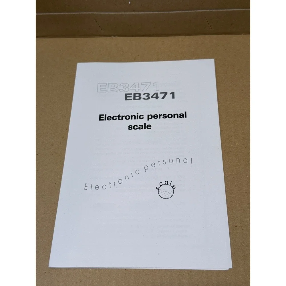 Vintage Camry EB3471 Golf Theme Electronic Personal Scale Digital Tested